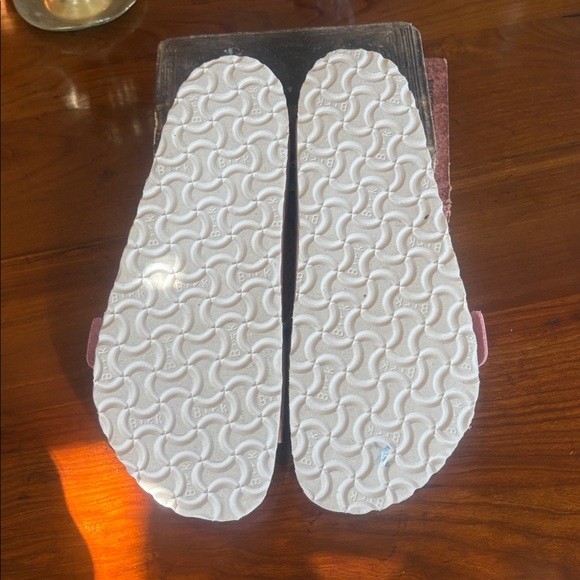 Birkenstock Pink Sandals with Metallic main image 3